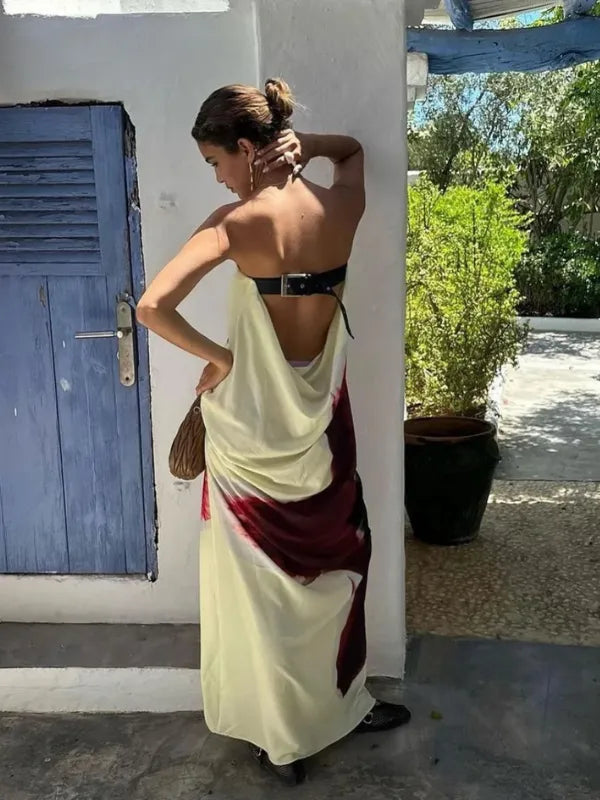 Vestido Tomara que Caia com Detalhe de Fivela Andrea