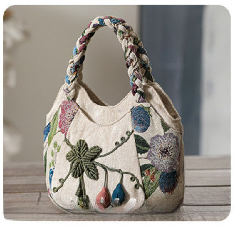 Bolsa Feminina Floral Nyvos Boho